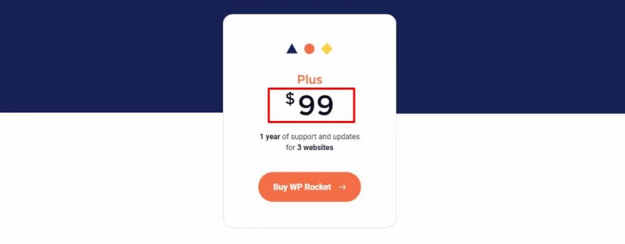 Wp Rocket Plus Plan for 3 Website