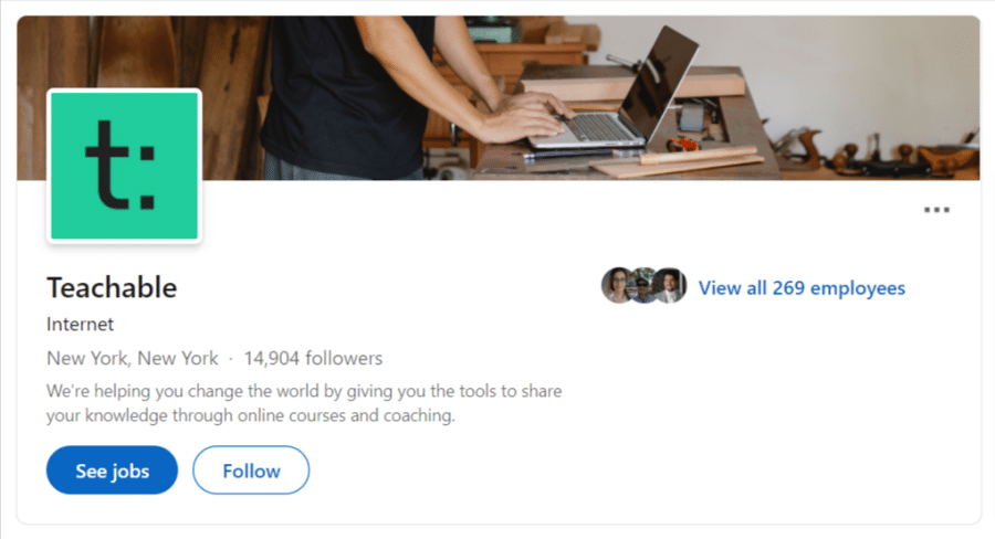 Teachable LinkedIn