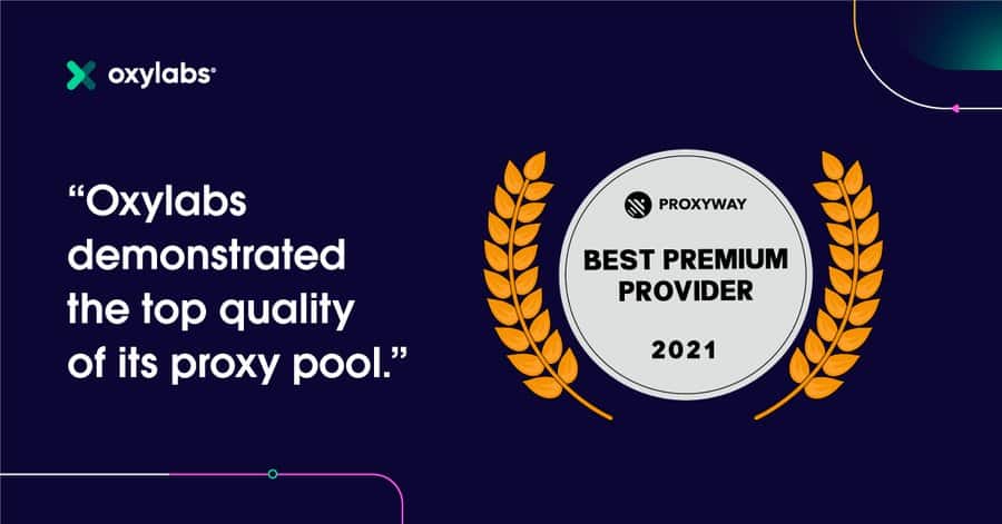 Oxylabs-Award-top-proxy-pool