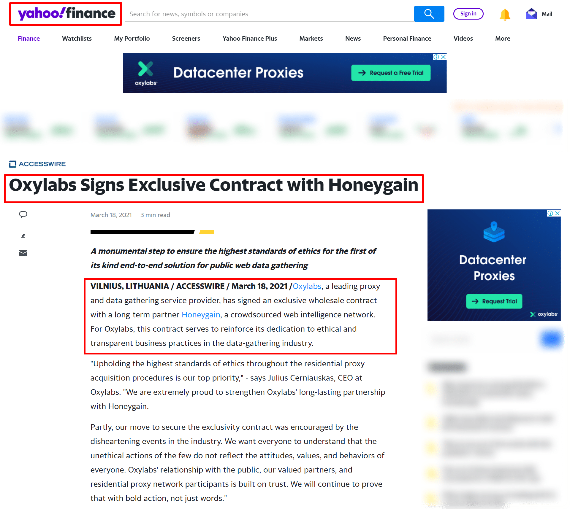 Oxylabs-Signs-Exclusive-Contract-with-Honeygain