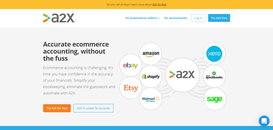 A2X Accurate Ecommerce Accounting