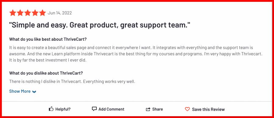 ThriveCart Testimonials