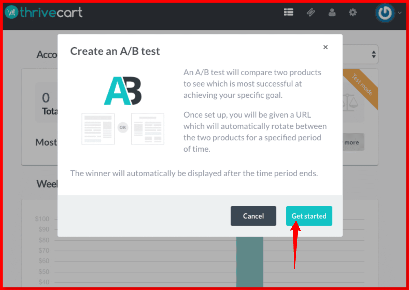 Thrivecart-AB-Testing