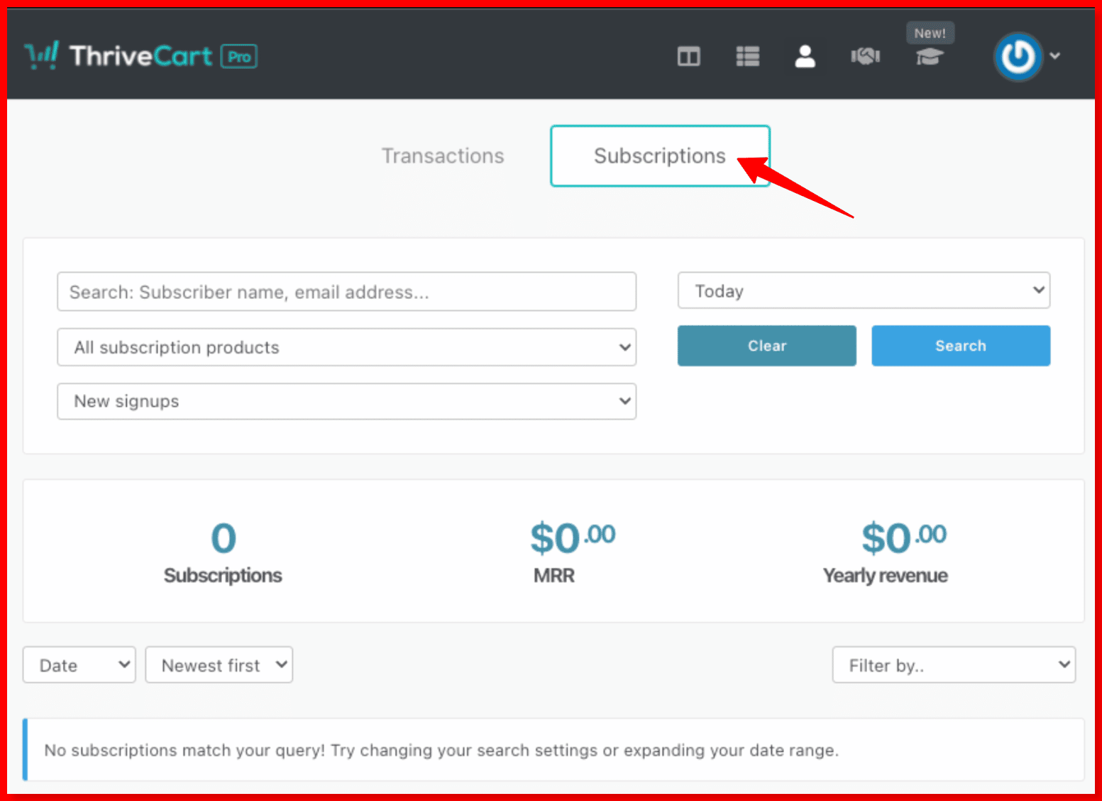 Thrivecart-Subscriber-Management