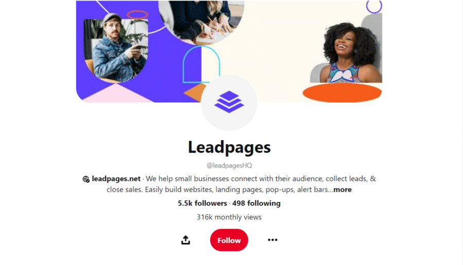 Leadpages Pinterest