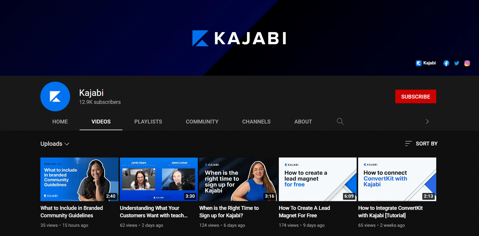 Kajabi YouTube