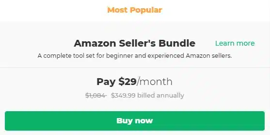 AmzScouts Amazon Seller’s Bundle plan