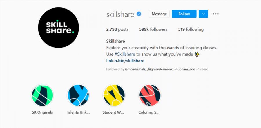 Skillshare Instagram