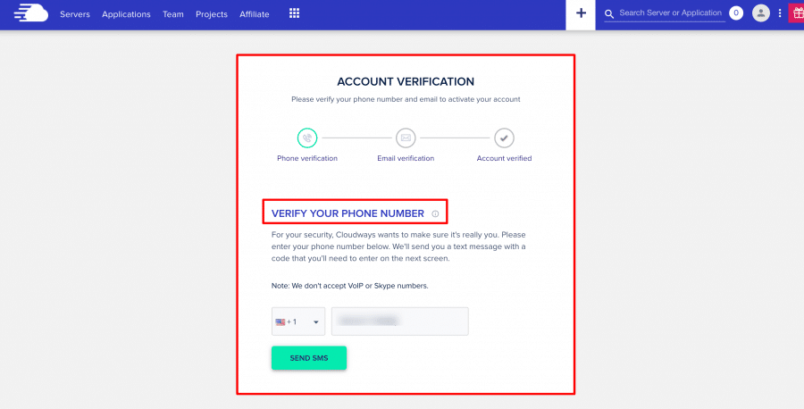 Cloudways-Verify-Your-Number