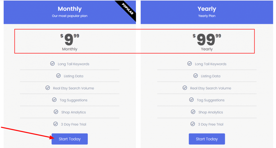 Sale Samurai Pricing Plans