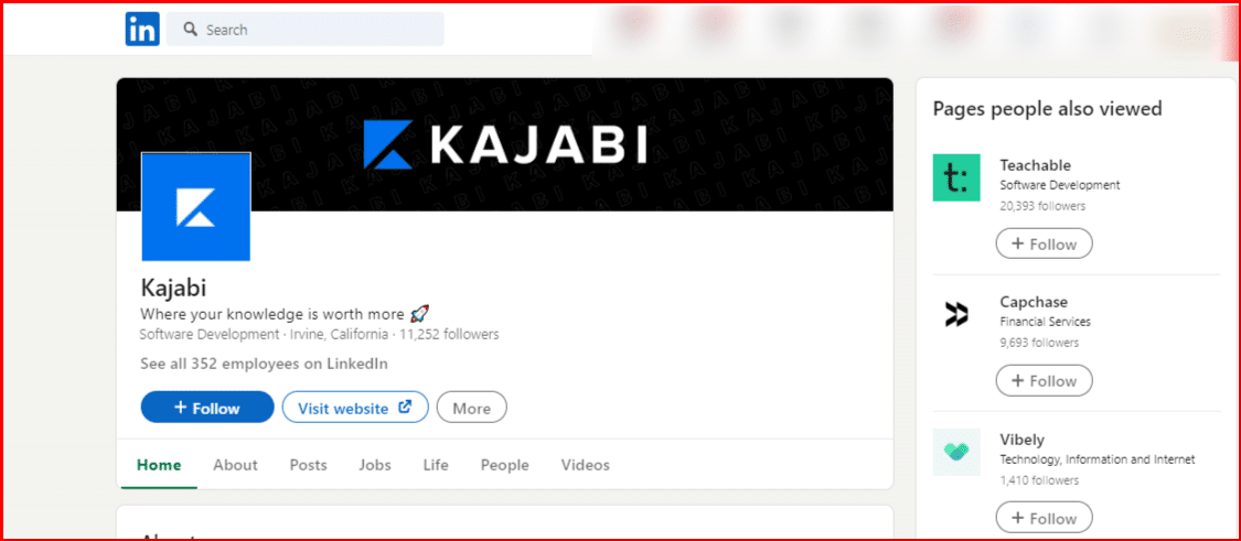 Kajabi-LinkedIn-Profile