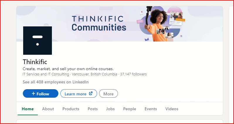 Thinkific-LinkedIn-Profile