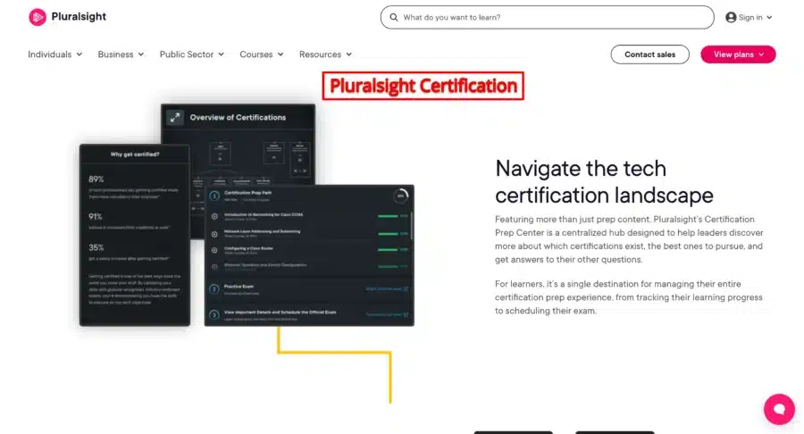 Pluralsight certification