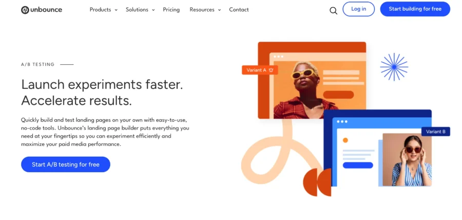 Unbounce A/B Testing