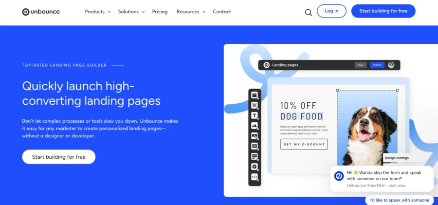 Smart Landing Page Builder