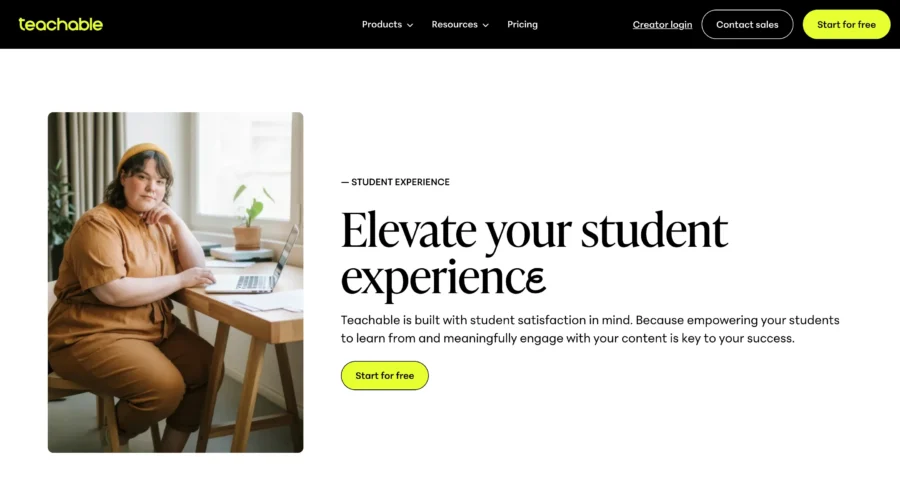 Teachable student experience