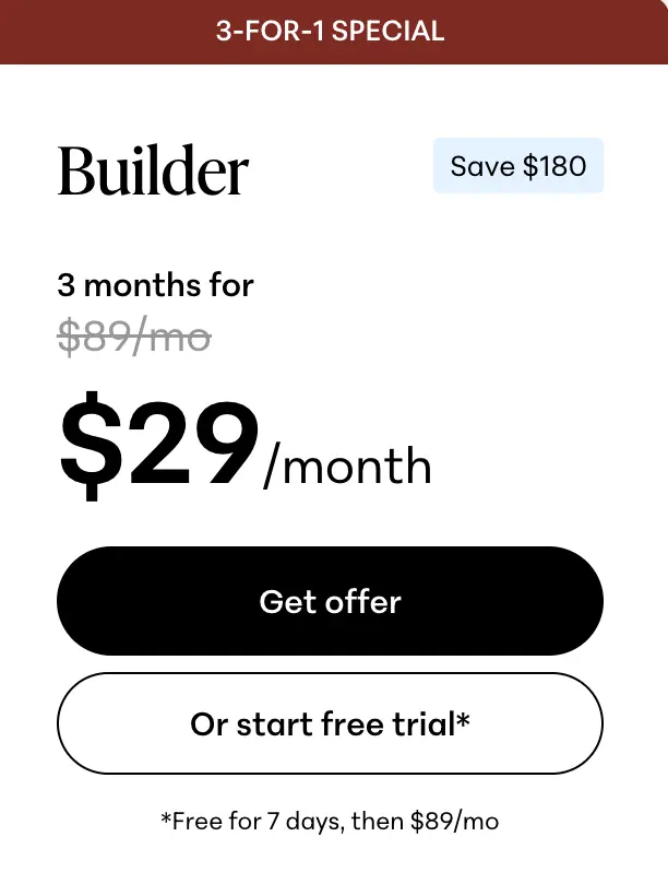 Teachable builder plan