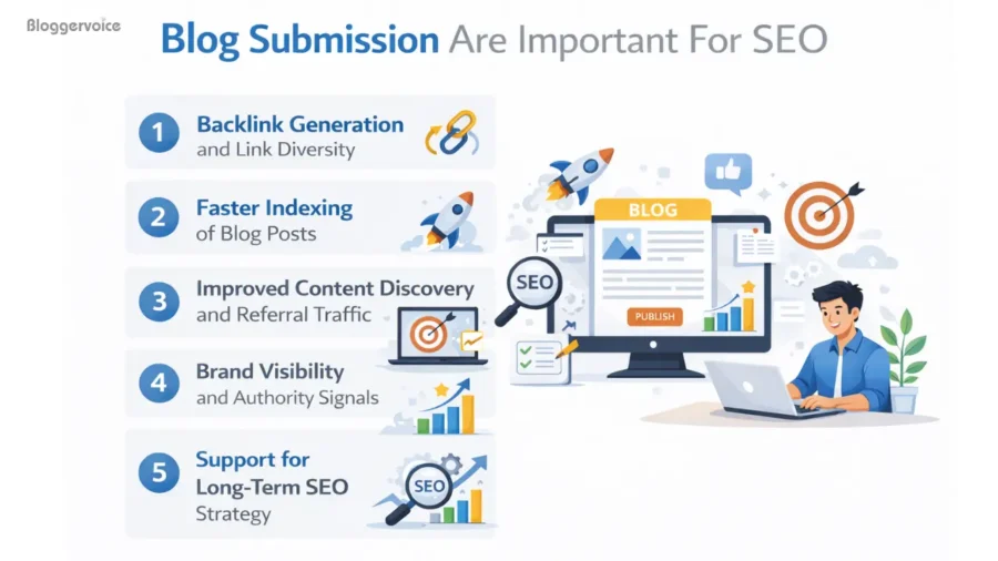 Blog submission are important for seo