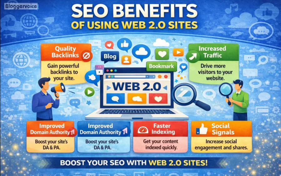 SEO benefits of using web 2.O sites