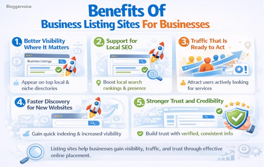 Benefits of business listing sites for businesses
