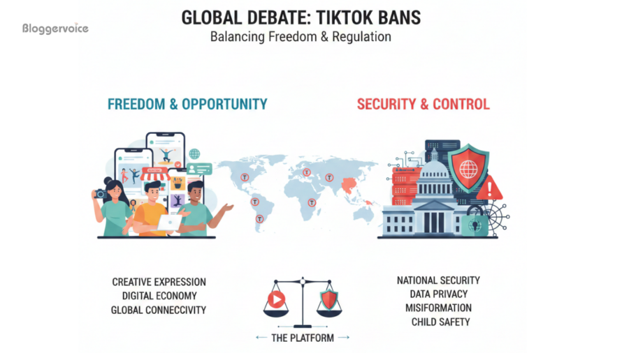 GLOBAL DEBATE ON TIKTOK BAN