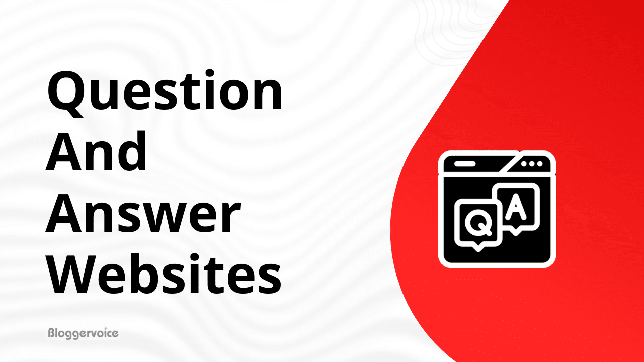 Question And Answer Websites