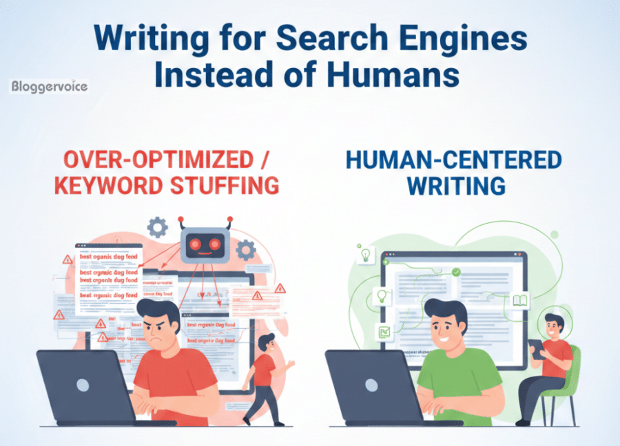 writing for search engines not for humans