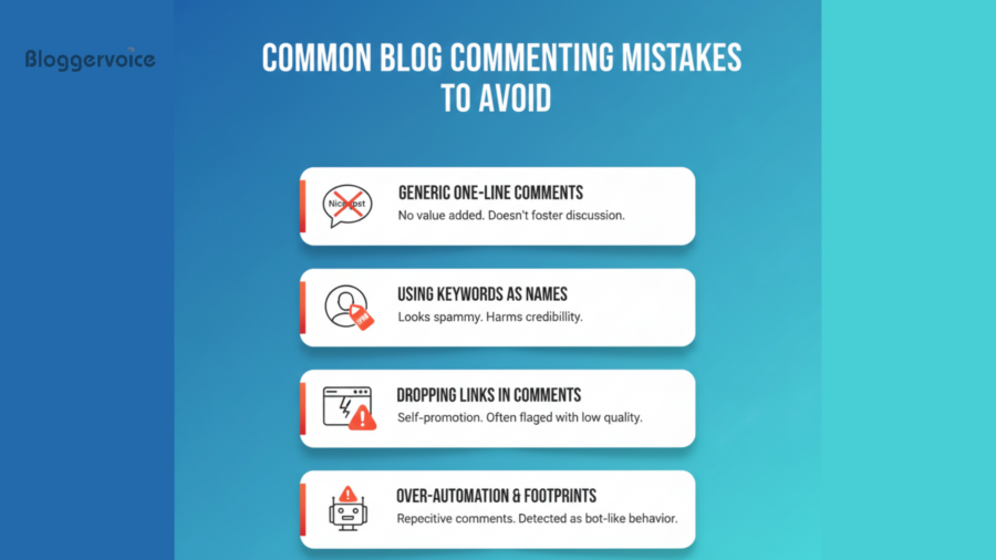common blog commenting mistakes to avoid