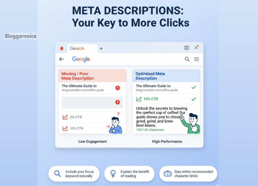 meta descriptions: your key to more clicks
