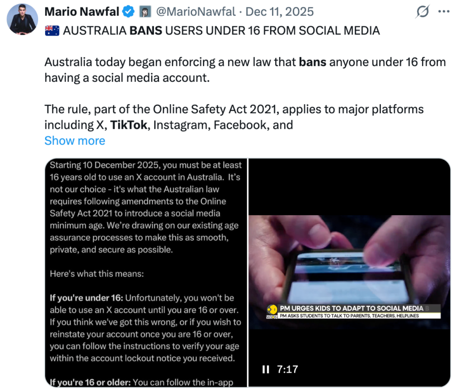 tik tok got banned in Australia