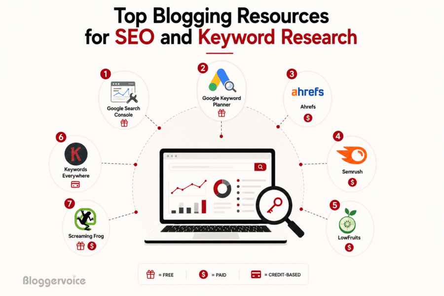 Blogging Resources for SEO and Keyword Research