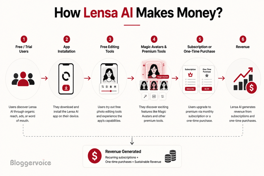 How Lensa AI Makes Money?