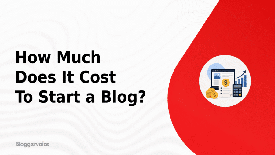 how much does it cost to start a blog